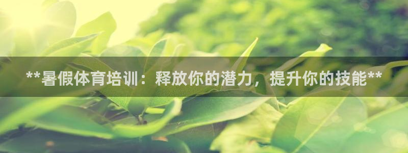 耀世娱乐官网网站入口：**暑假体育培训：释放你的潜力