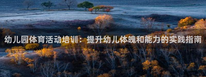 耀世微光简谱：幼儿园体育活动培训：提升幼儿体魄和能力