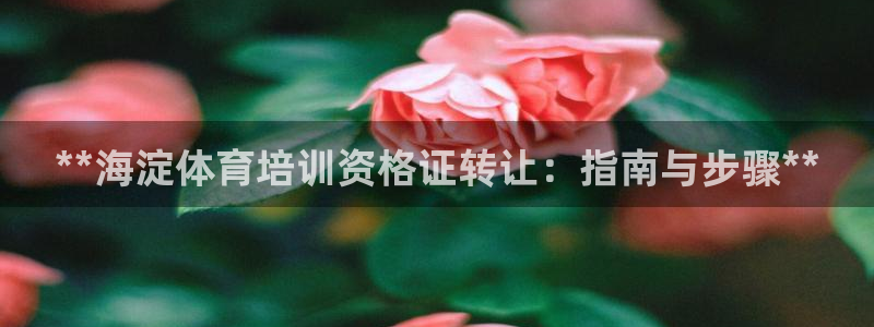 耀世平台登录地址是什么：**海淀体育培训资格证转让：
