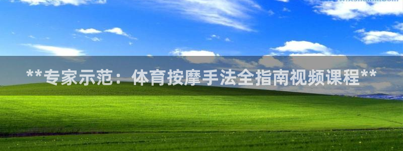 耀世集团视频：**专家示范：体育按摩手法全指南视频课