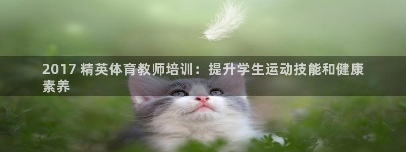 耀世平台哪个彩种是公平彩的：2017 精英体育教师培