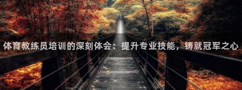 耀世雷霆官方版：体育教练员培训的深刻体会：提升专业技