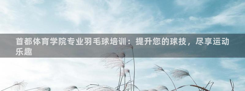 耀世天下的是什么意思：首都体育学院专业羽毛球培训：提