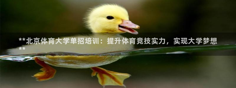 耀世娱乐平台注册登录不了：**北京体育大学单招培训：