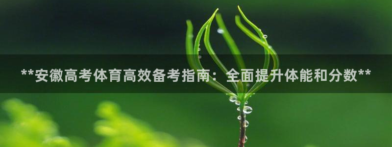 耀世娱乐是正规还是仿真：**安徽高考体育高效备考指南
