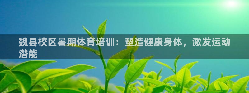 耀世娱乐是不是赚钱了：魏县校区暑期体育培训：塑造健康