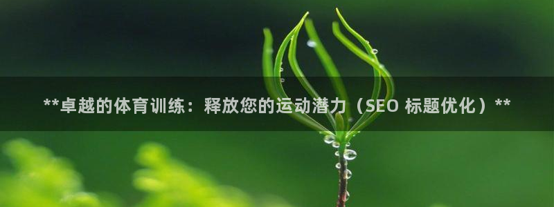 耀世娱乐出款快吗：**卓越的体育训练：释放您的运动潜