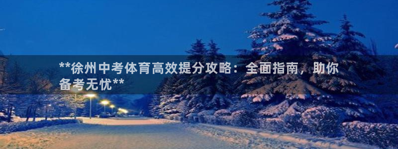 耀世集团王大聪：**徐州中考体育高效提分攻略：全面指