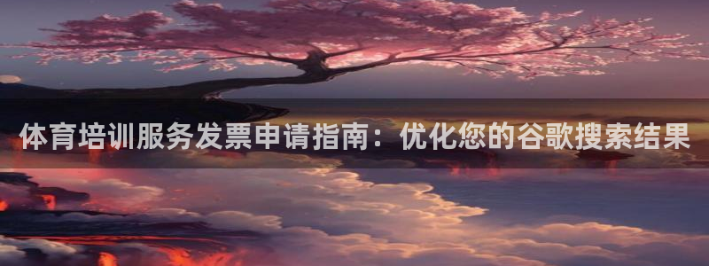 耀世挑战怎么打：体育培训服务发票申请指南：优化您的谷