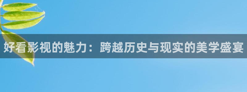 小bbb影院：好看影视的魅力：跨越历史与现实的美学盛宴